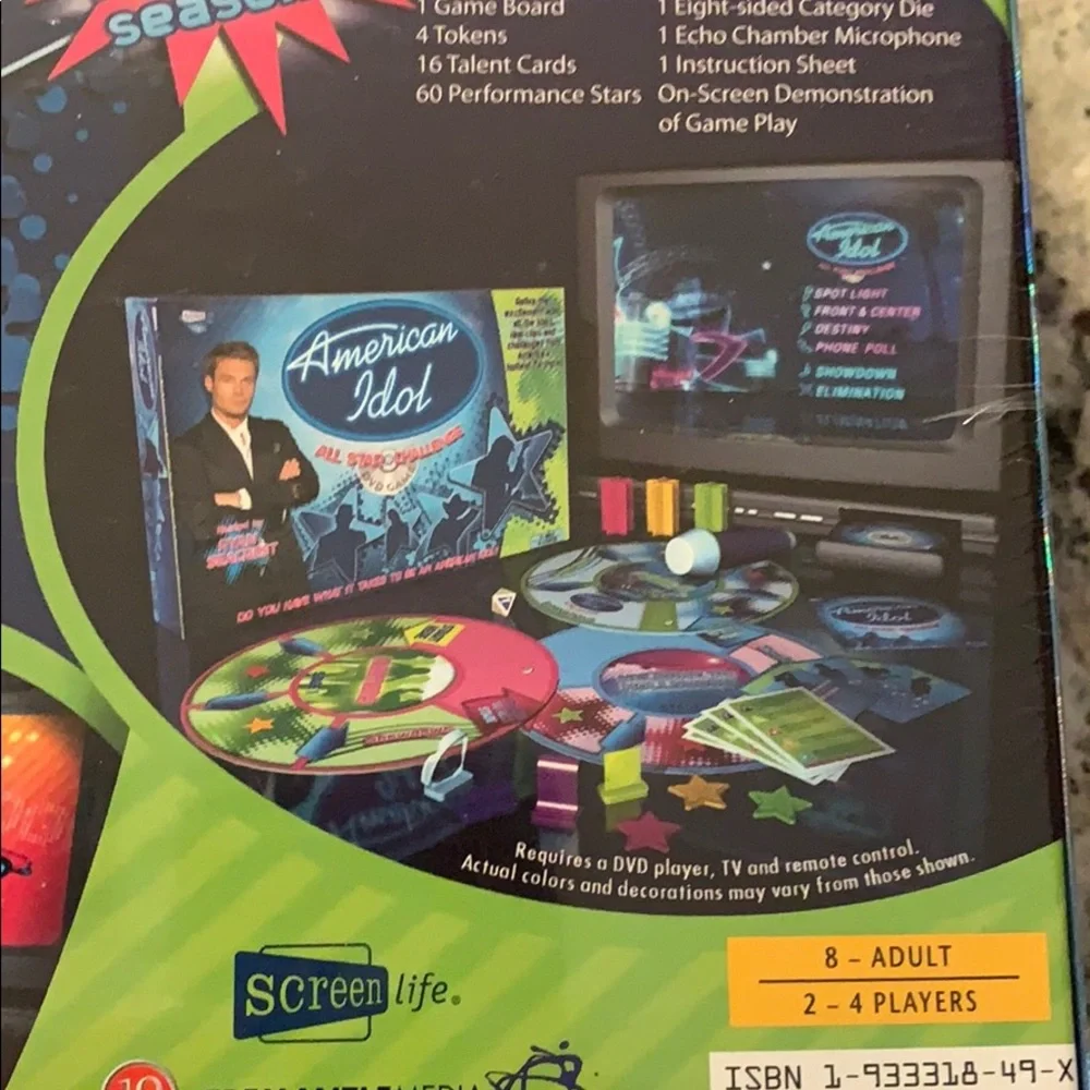 2006 American Idol All Star DVD Party Game New Sealed